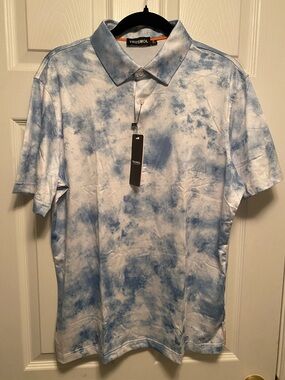 TruSmol Men’s Blue Sky Polo Shirt…size M